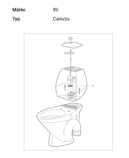 Уплотнительное кольцо для унитаза Ifo Carezza